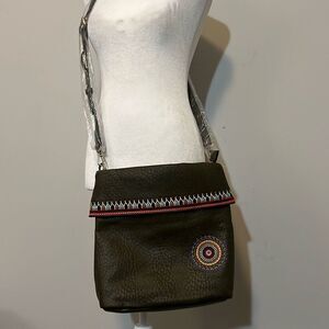NWOT Olive Green Love One Love All cross body purse